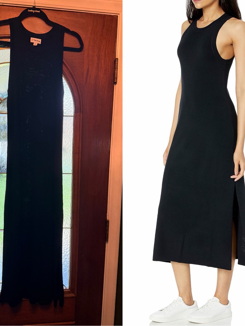 Sleeveless Black Midi Tank Dress by A New Day